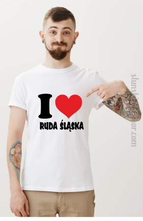 I ♥ Ruda Śląska - koszulka męska