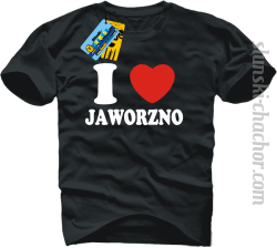 I love Jaworzno koszulka męska z nadrukiem - black