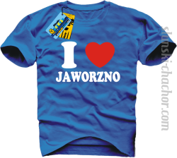 I love Jaworzno koszulka męska z nadrukiem - blue