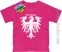 Górny ślunsk koszulki dziecięce z nadrukiem-pink