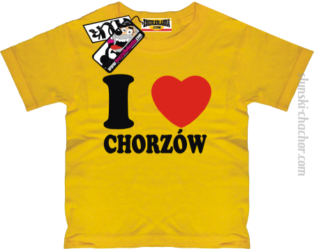 I love Chorzów - koszulka dziecięca z nadrukiem 