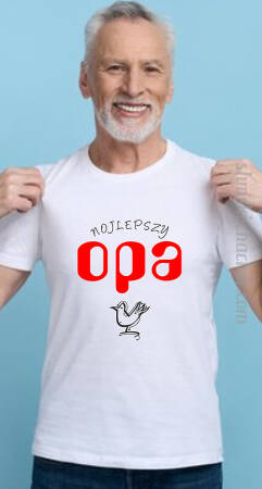 Nojlepszy OPA  - koszulka męska z nadrukiem