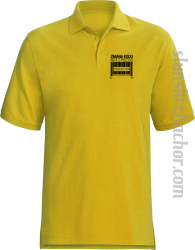 Zmiana Kodu na 4 z przodu - Koszulka męska Polo żółta 