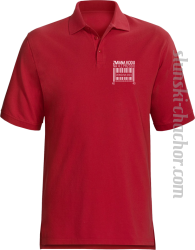 Zmiana Kodu na 4 z przodu - Koszulka męska Polo czerwona 