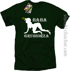 Baba Grubiorza - Koszulka męska butelkowa 