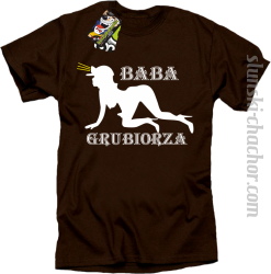 Baba Grubiorza - Koszulka męska brąz 