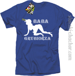 Baba Grubiorza - Koszulka męska niebieska 
