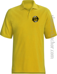 Trening czyni Mistrza a Mistrz czyni cuda - Koszulka męska Polo żółta 