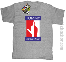 Tommy Middle Finger - Koszulka dziecięca melanż
