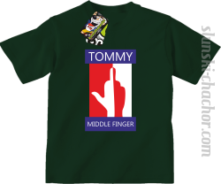 Tommy Middle Finger - Koszulka dziecięca butelka