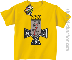 NSZ Narodowe Siły Zbrojne - Koszulka dziecięca żółty
