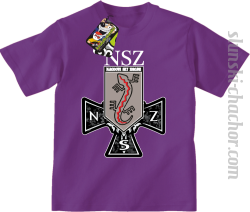 NSZ Narodowe Siły Zbrojne - Koszulka dziecięca fiolet