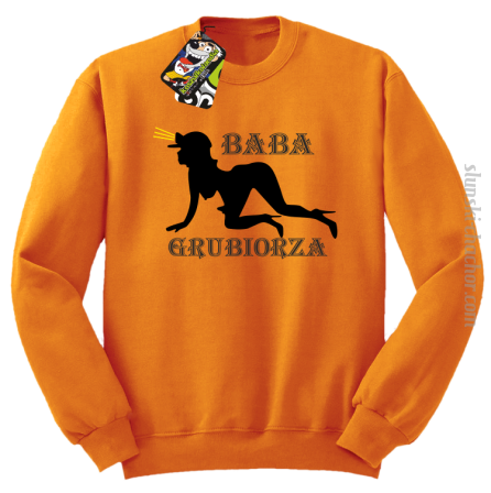 Baba Grubiorza - Bluza męska standard bez kaptura