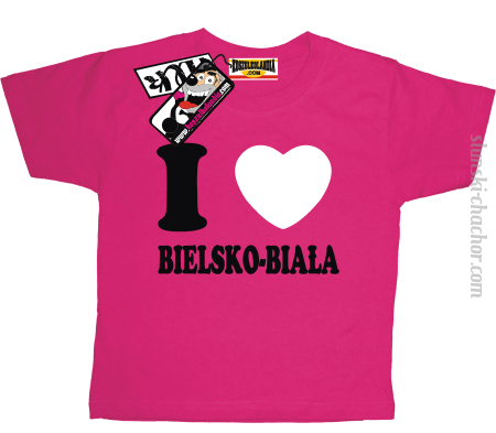 I love Bielsko-Biała - koszulka dziecięca 
