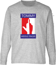 Tommy Middle Finger - Longsleeve dziecięcy melanż