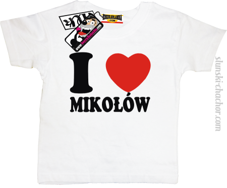 I love Mikołów - koszulka dziecięca z nadrukiem 
