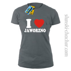 I love Jaworzno koszulka damska z nadrukiem - grey