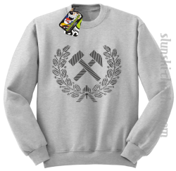 Pyrlik i żelazko znak górniczy herb górnictwa - Bluza STANDARD melanż