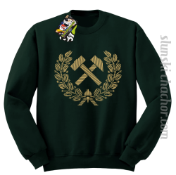 Pyrlik i żelazko znak górniczy herb górnictwa - Bluza STANDARD butelka