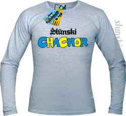 Ślunski chachor longsleeve z nadrukiem - ash
