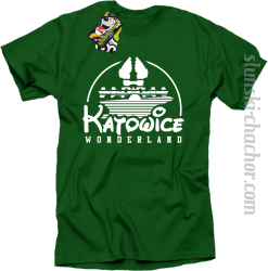 Katowice Wonderland - Koszulka męska zielony