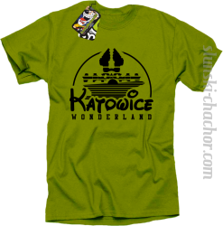Katowice Wonderland - Koszulka męska kiwi