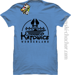 Katowice Wonderland - Koszulka męska błękit