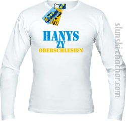 Hanys zy Oberschlesien longsleeve - biały