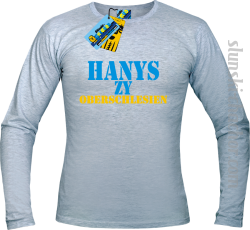 Hanys zy Oberschlesien longsleeve - melanżowy