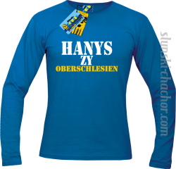 Hanys zy Oberschlesien longsleeve - neibieski