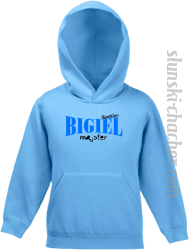 BIGIEL Majster - Bluza dziecięca z kapturem błękit