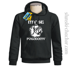 My se pogodomy bluza męska z nadrukiem - black