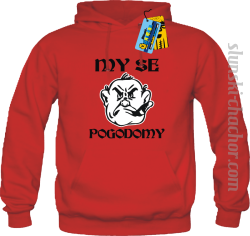 My se pogodomy bluza męska z nadrukiem - red
