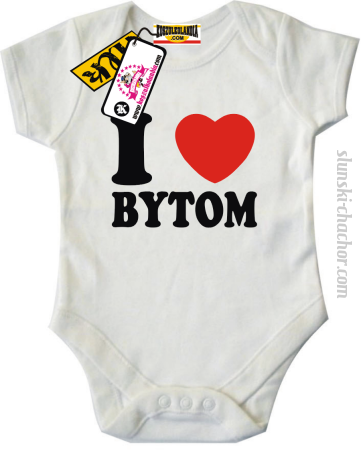 I love Bytom - body dziecięce z nadrukiem 