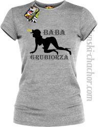 Baba Grubiorza - Koszulka damska melanż 