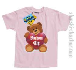 Kochom Cię koszulka dziecięca z nadrukiem - light pink