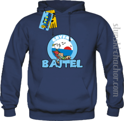 Gryfny bajtel bluza męska z nadrukiem - navy blue