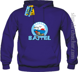 Gryfny bajtel bluza męska z nadrukiem - purple