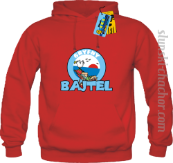 Gryfny bajtel bluza męska z nadrukiem - red