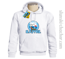 Gryfny bajtel bluza męska z nadrukiem - white