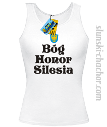 Bóg Honor Silesia - top damski - biały