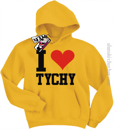 I love Tychy - bluza dziecięca z nadrukiem Nr SLCH00052DZB