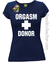 Orgasm Donor - Koszulka damska GRANAT