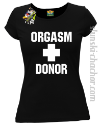 Orgasm Donor - Koszulka damska czarna