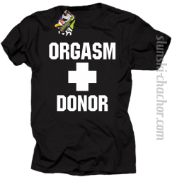 Orgasm Donor - Koszulka męska czarny