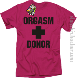 Orgasm Donor - Koszulka męska fuchsia