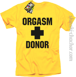 Orgasm Donor - Koszulka męska żółty