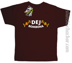 DEJ BOMBONA - Koszulka dziecięca brąz 