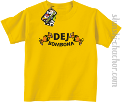 DEJ BOMBONA - Koszulka dziecięca żółta 