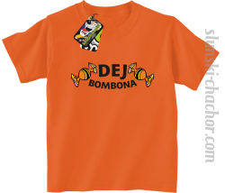 DEJ BOMBONA - Koszulka dziecięca pomarańcz 
